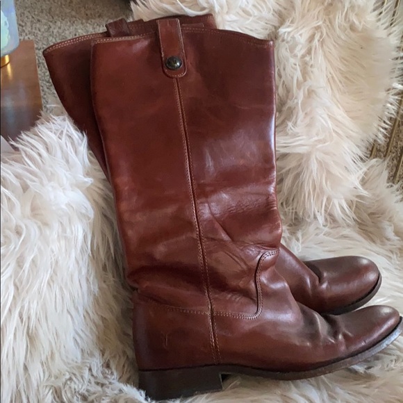 Frye riding boots, size 7.5 extended calf - Picture 1 of 3
